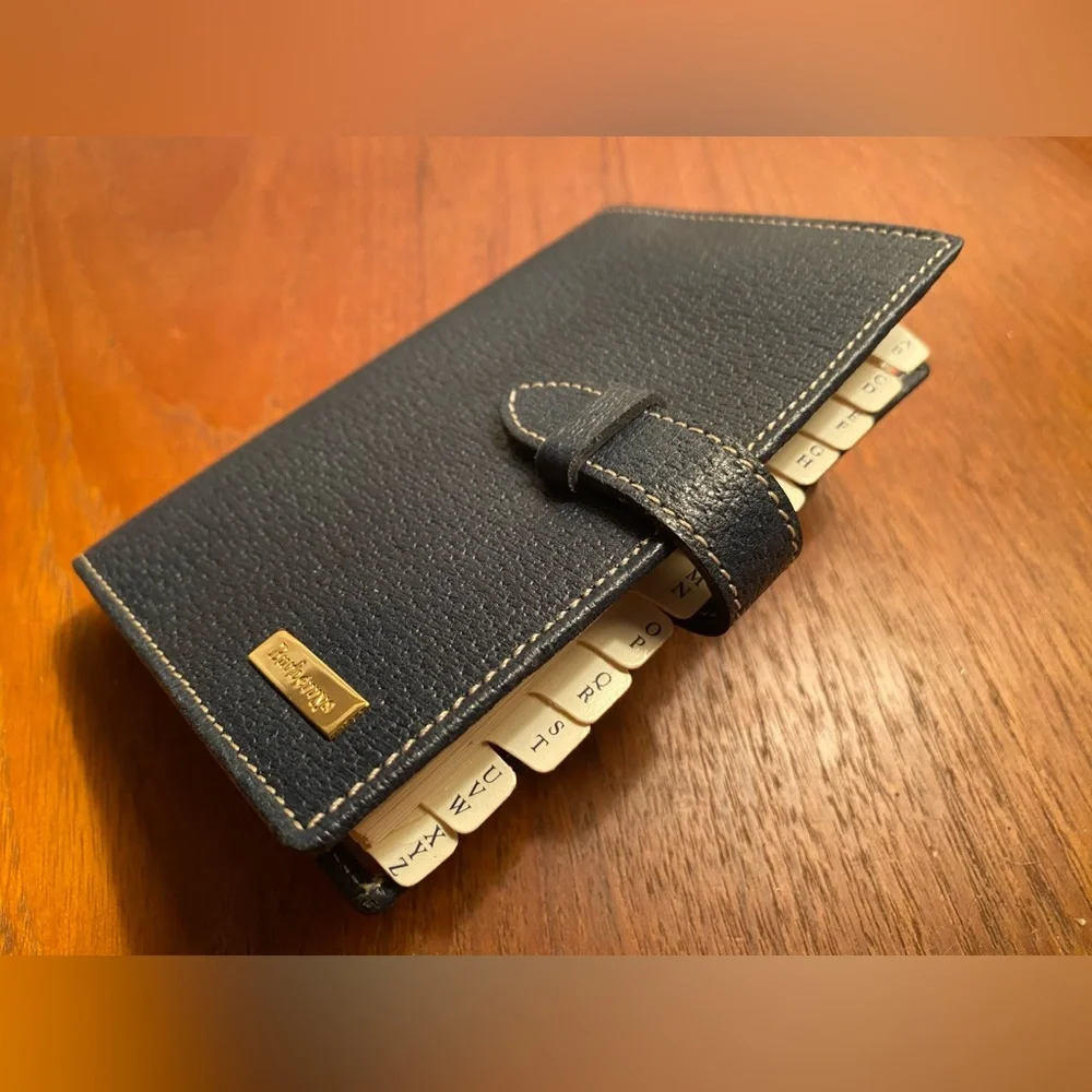 *Vintage* Burberrys®️of London Navy Address Book